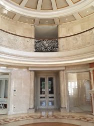 Hand painted faux marble columns and patina glaze work - Montenegro