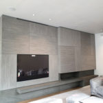 Polished-plaster-mineral-riven-stucco-firelace-modern-contemporary-feature-wall-