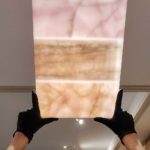 Backlit Onyx & Marble panels - marble designs painted on to thin light weight acrylic sheets. On demand we have increased our collection of HV'Art Backlit Marble designs to solve design, weight & fixing challenges.
