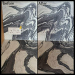 Before_After_Hand_Painted_Marble_Switch_Plates_Sockets_Camouflage_faux_marble_Lacquer_Paint_HVART_LacquerPaint_4